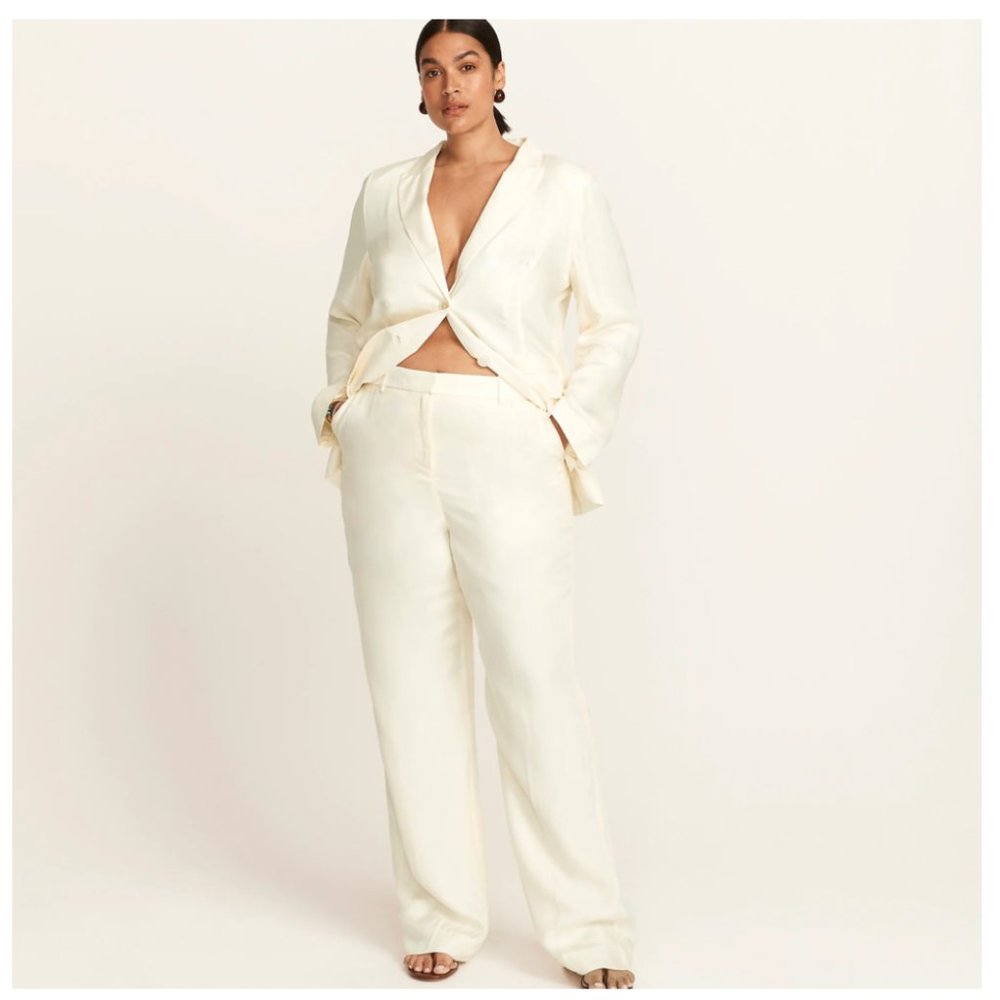 ISO! J.Crew Parke Drapey Eco Cupro Blazer in Cornsilk Yellow Size 12